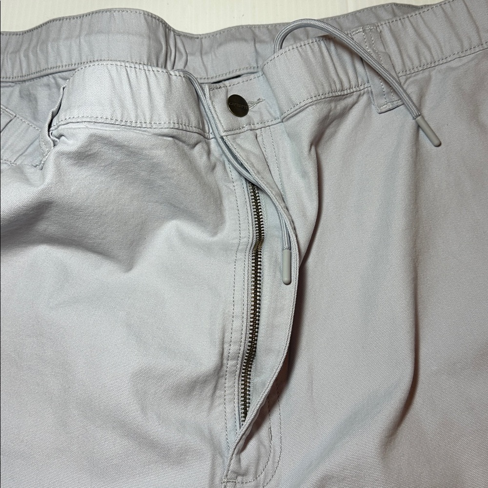 Carhartt Big Man Rugged Flex Relaxed Fit Canvass 8in Grey Shorts 54 waist NWT - Picture 7 of 8